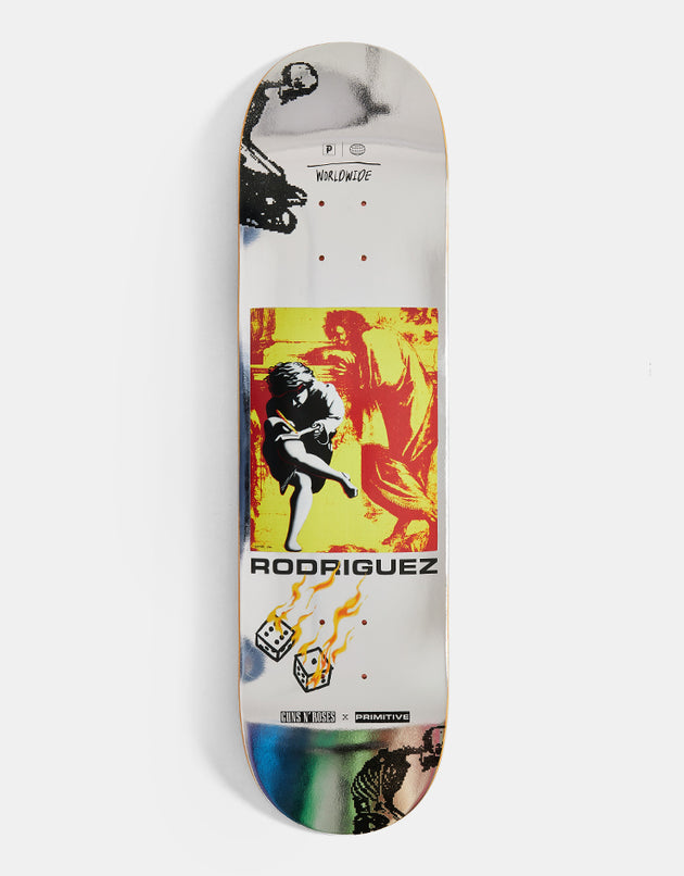 Primitive x Guns N' Roses Rodriguez Estranged Skateboard Deck - 8.25"