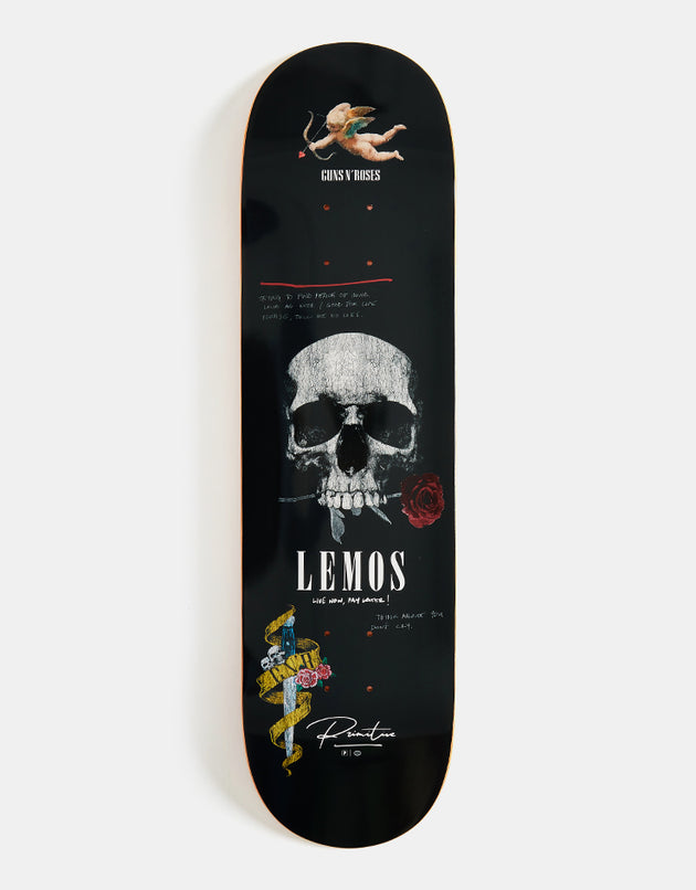 Primitive x Guns N' Roses Lemos Don’t Cry Skateboard Deck - 8.25"