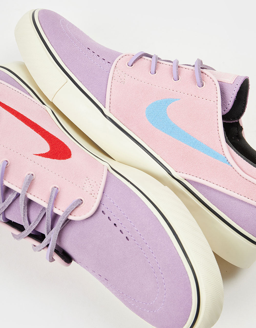 Nike SB Zoom Janoski OG+ Skate Shoes - Lilac/Noise Aqua-Med Soft Pink