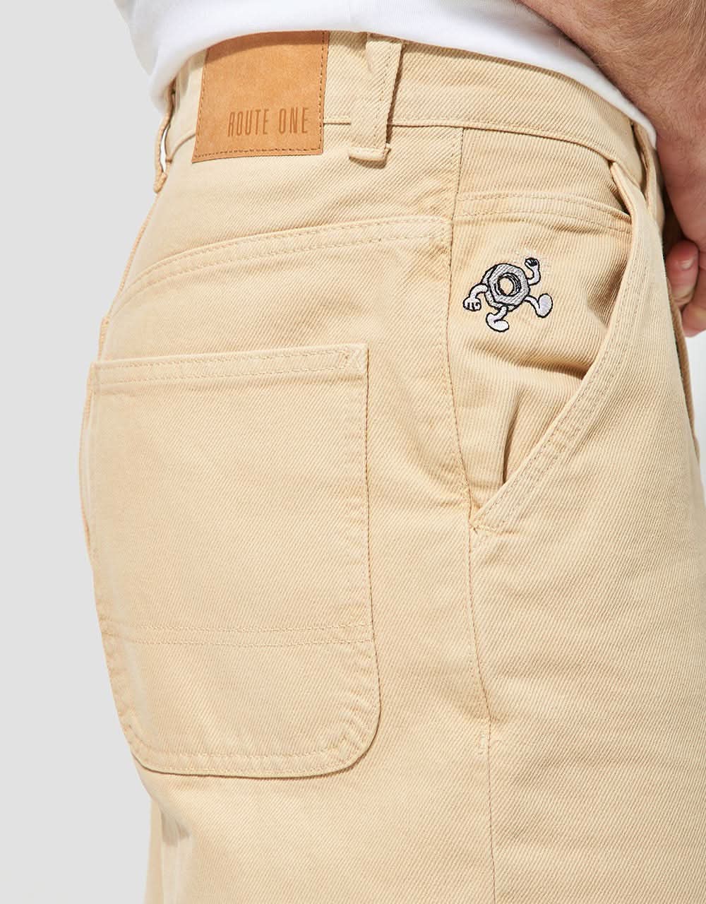 Not Dyed super baggy denim ベージュ super baggy denim | Not Dyed