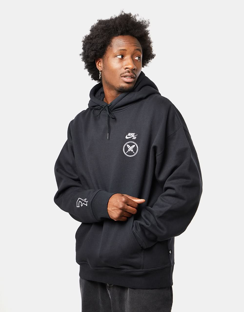 Nike SB x Yuto GFX Pullover Hoodie Black