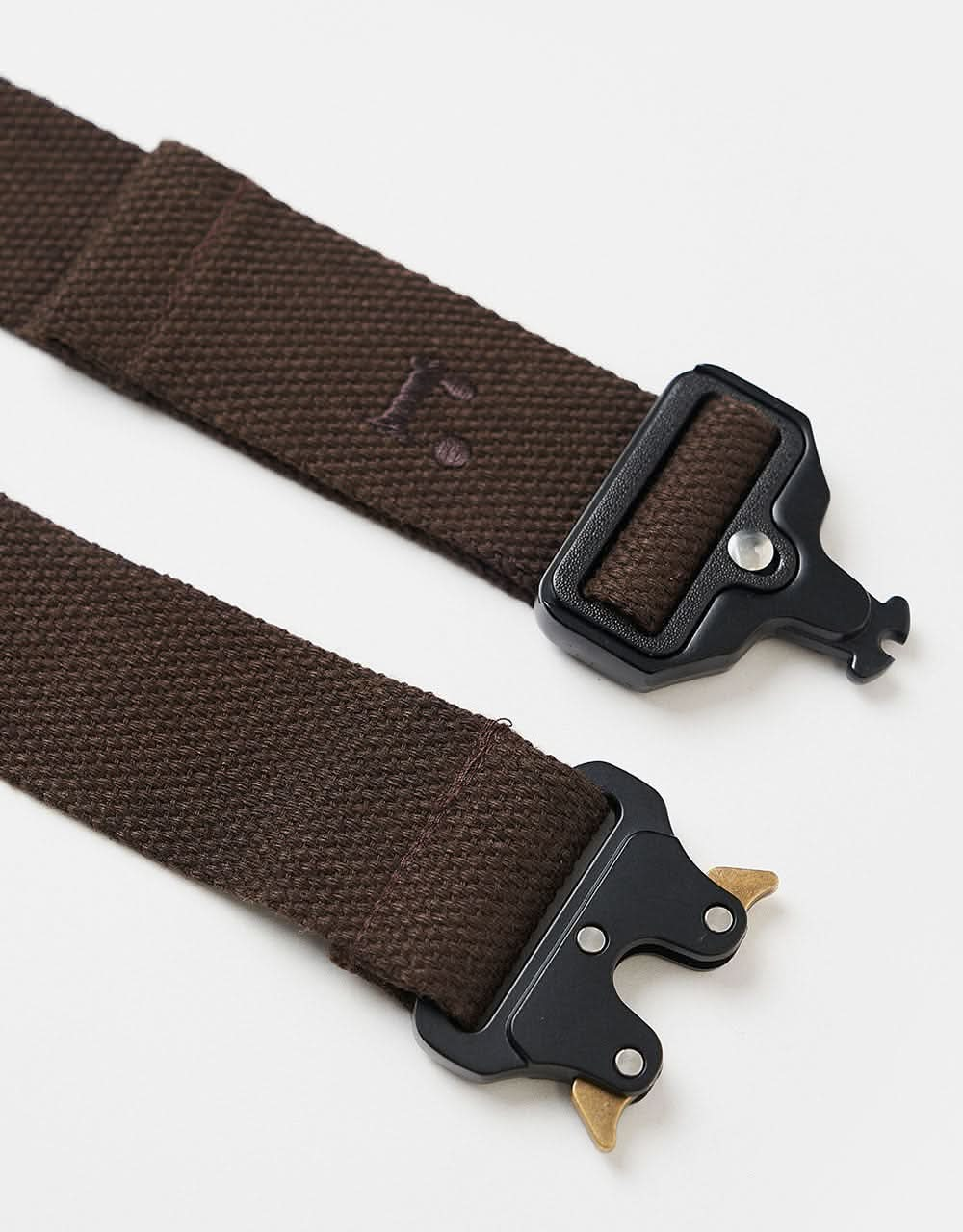 Route One Military Belt - Dark Brown