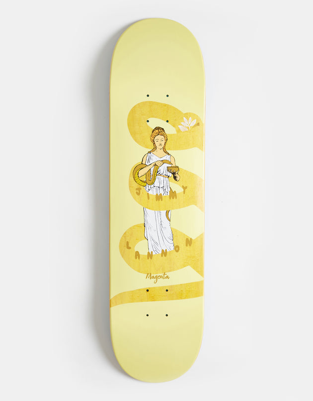 Magenta Lannon Sacred Snake Skateboard Deck - 8"
