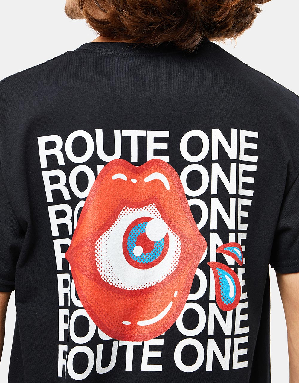 Route One Watch Your Mouth T-Shirt - Black