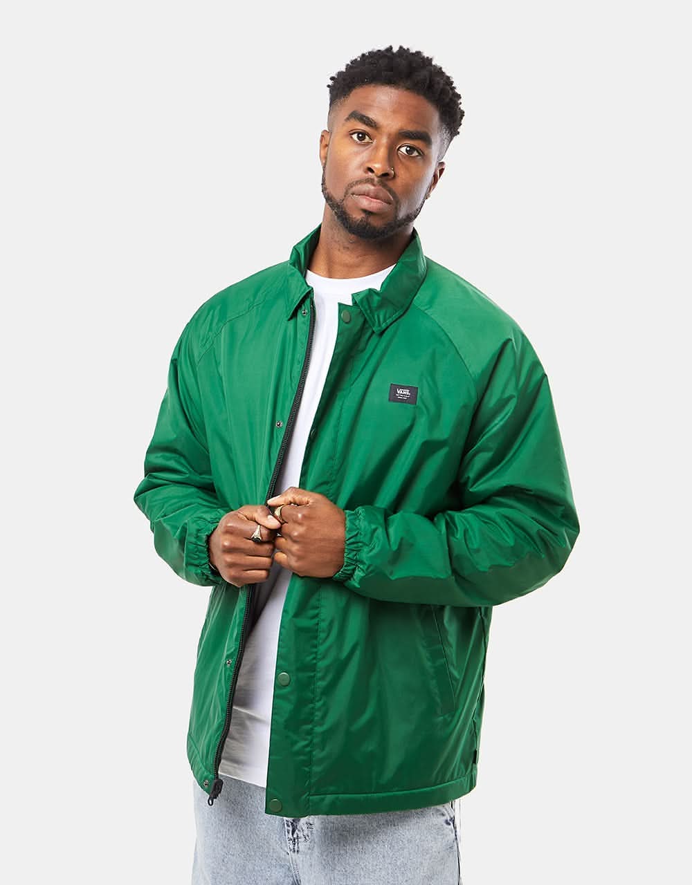 vans jacket Green