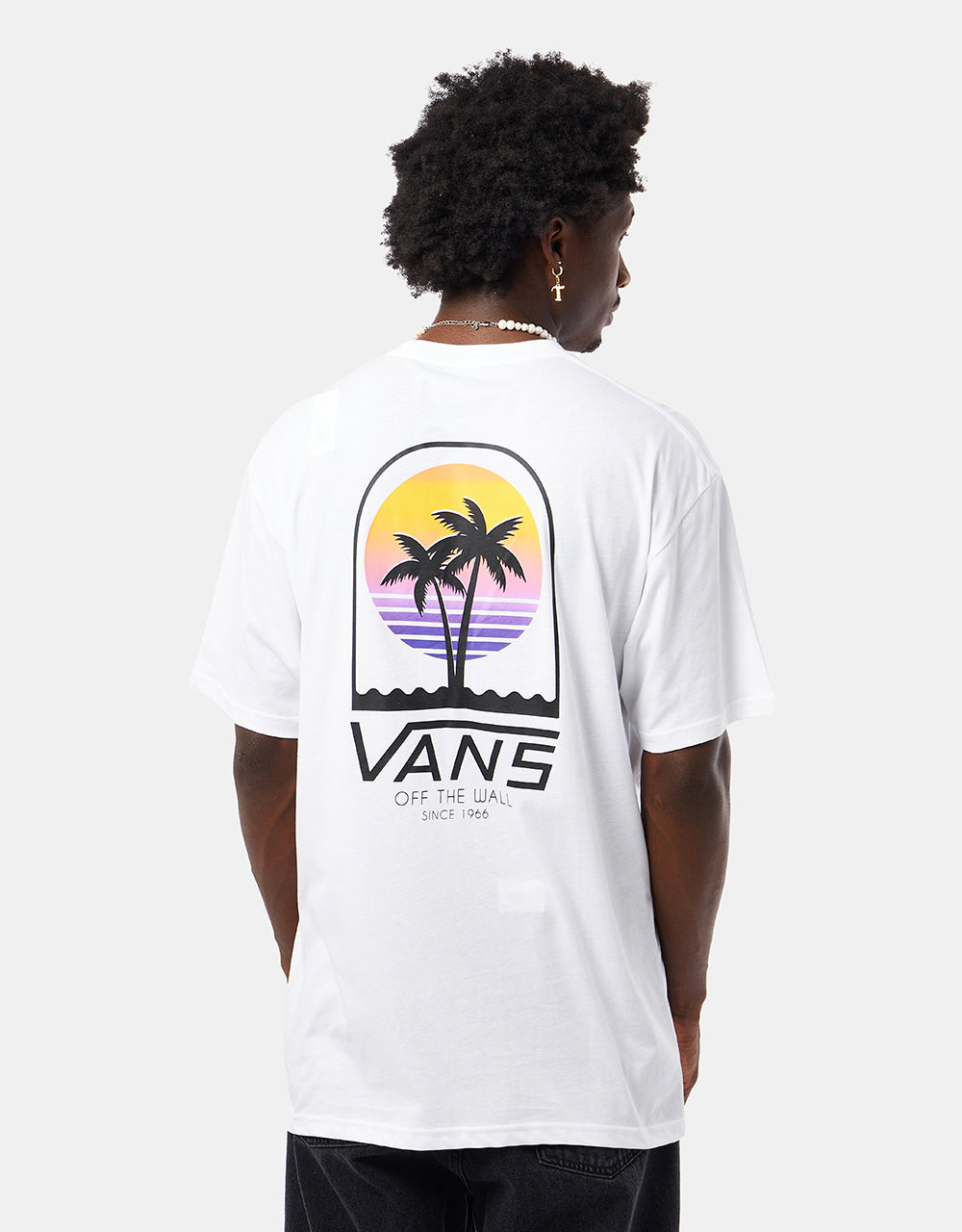 Vans Sunset Palm T-Shirt - White