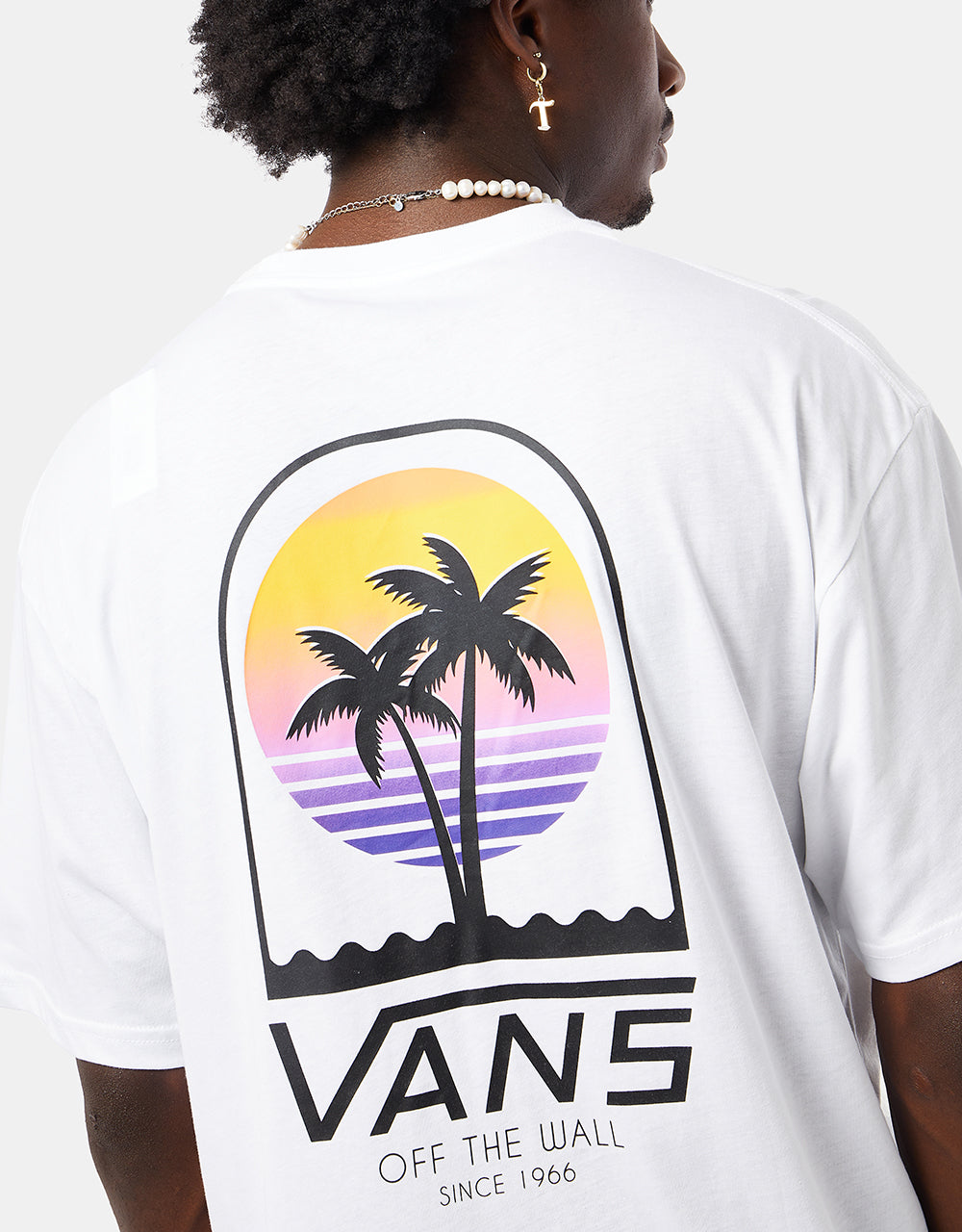 Vans Sunset Palm T-Shirt - White