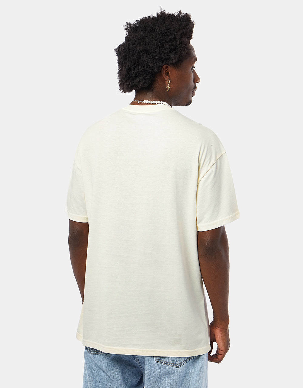 Vans Center Drop Vee T-Shirt - Antique White