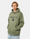 Brixton Peace Shield Pullover Hoodie - Olive Surplus