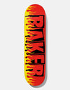 Baker T-Funk Flames Skateboard Deck - 8.25"