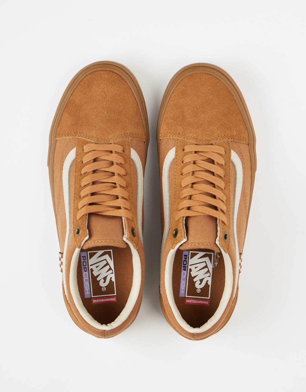 Vans Skate Old Skool Shoes - Light Brown/Gum
