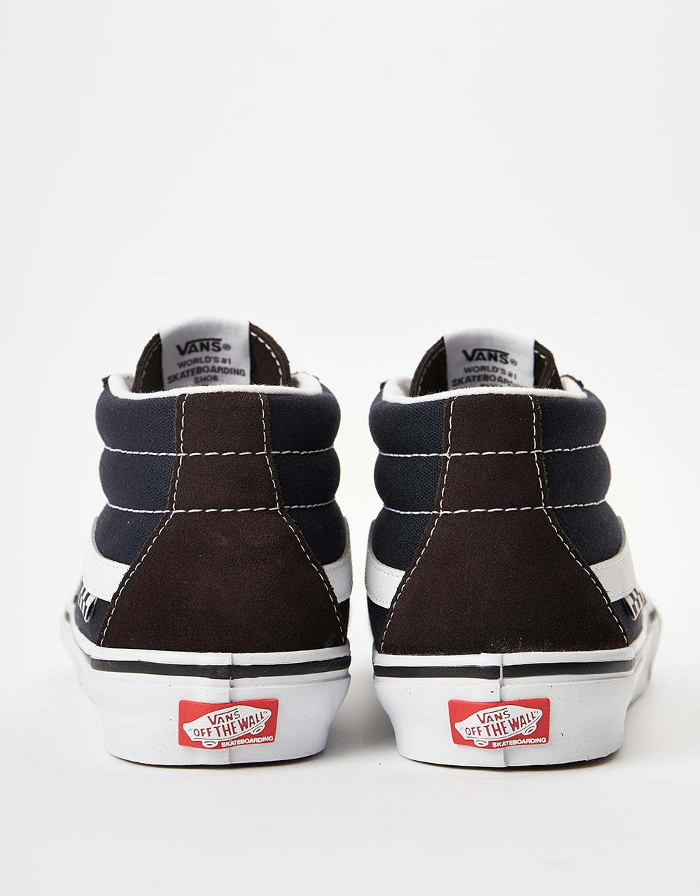 Vans Skate Grosso Mid Shoes - Dark Brown/Navy