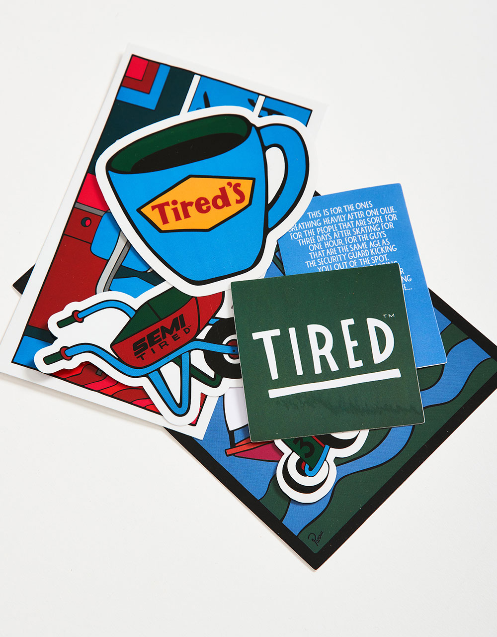 Tired FW23 Sticker Pack