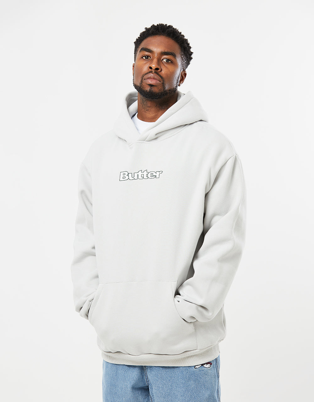 Butter Goods x Disney Sight And Sound Pullover Hoodie - Cement