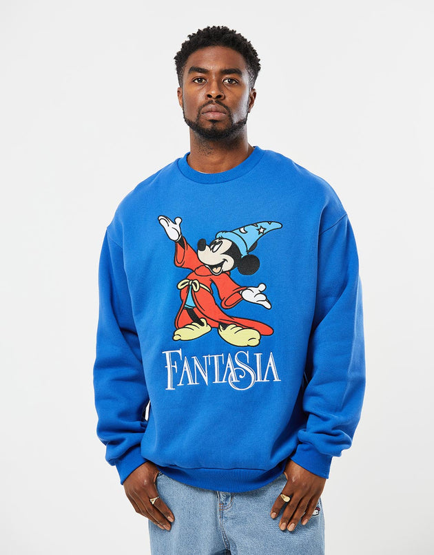 Butter Goods x Disney Fantasia Crewneck Sweatshirt - Royal Blue