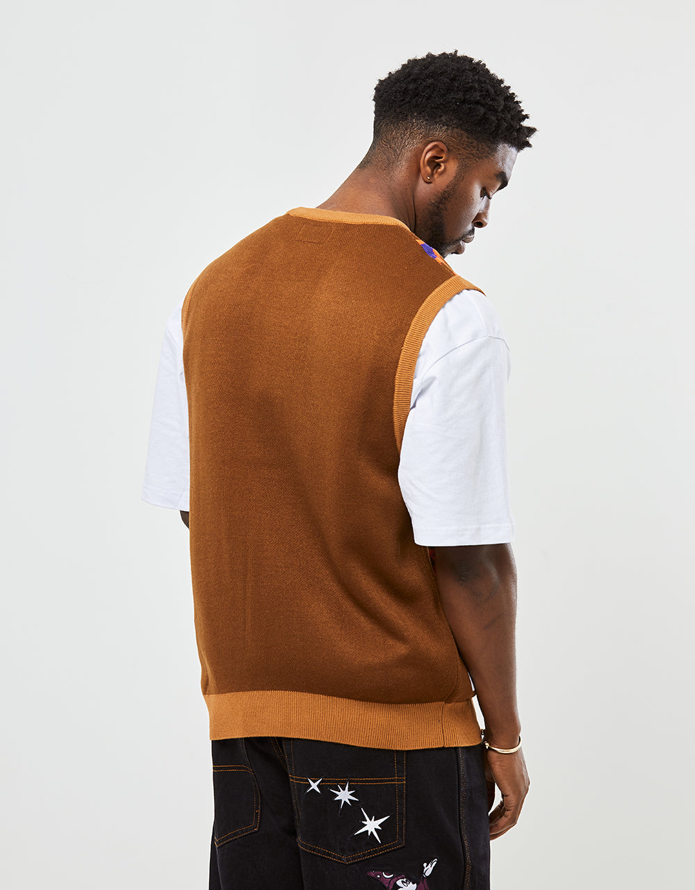 Butter Goods x Disney Starry Skies Knitted Vest - Brown