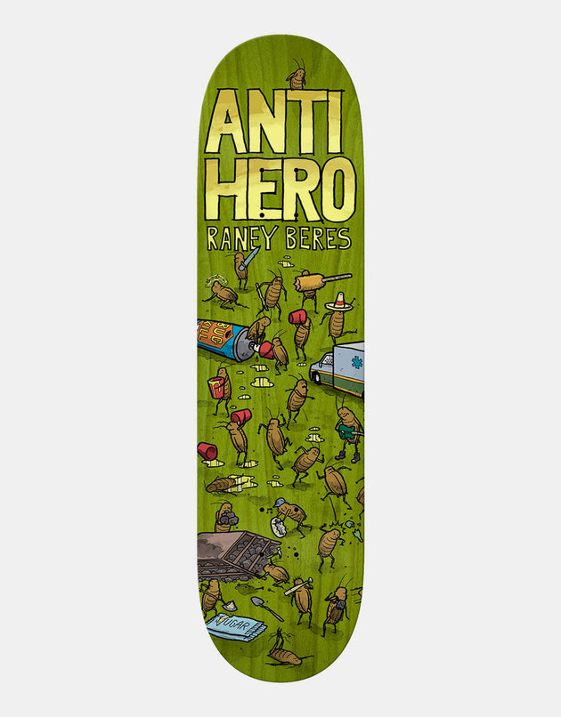 Anti Hero Raney Roached Out Skateboard Deck - 8.25"