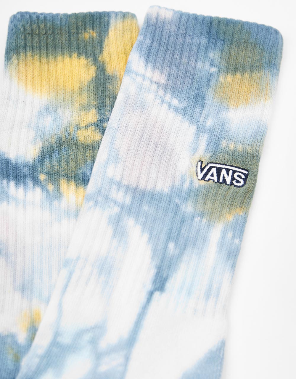 Vans Seasonal Tie Dye Crew Socks - Blue Glow