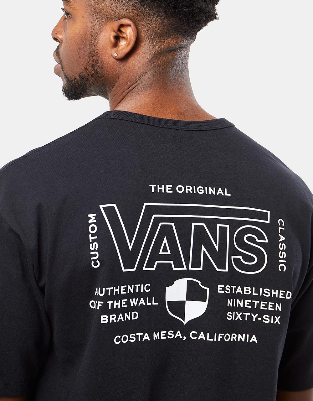 Vans Off The Wall Drop V DNA T-Shirt - Black