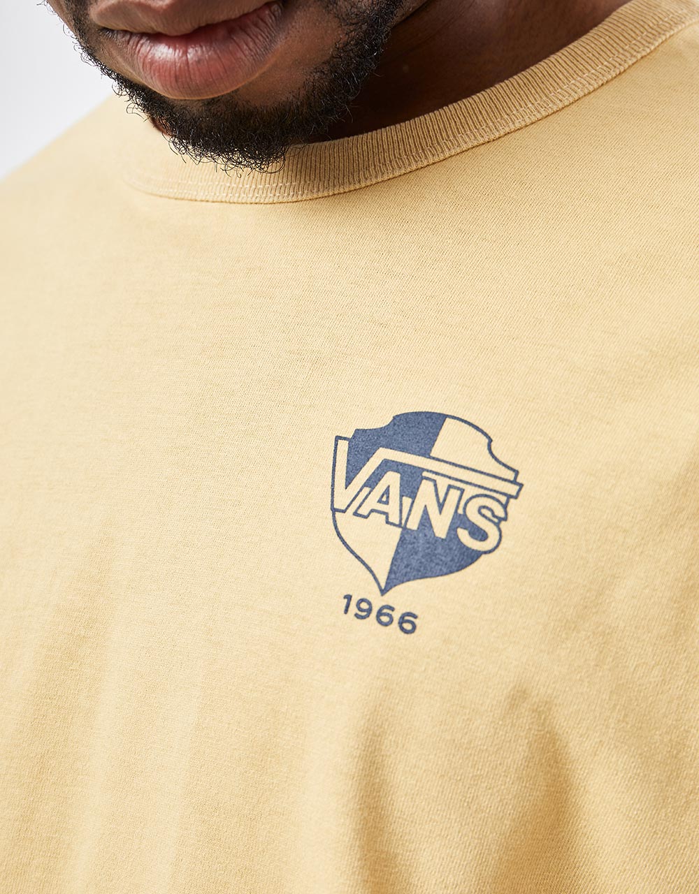 Vans Off The Wall Drop V DNA T-Shirt - Taos Taupe
