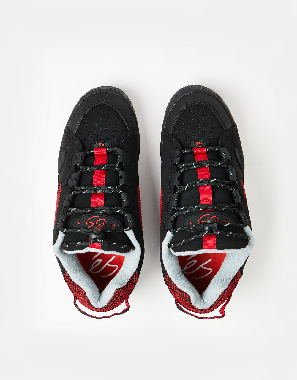 éS Muska Skate Shoes - Black/Red