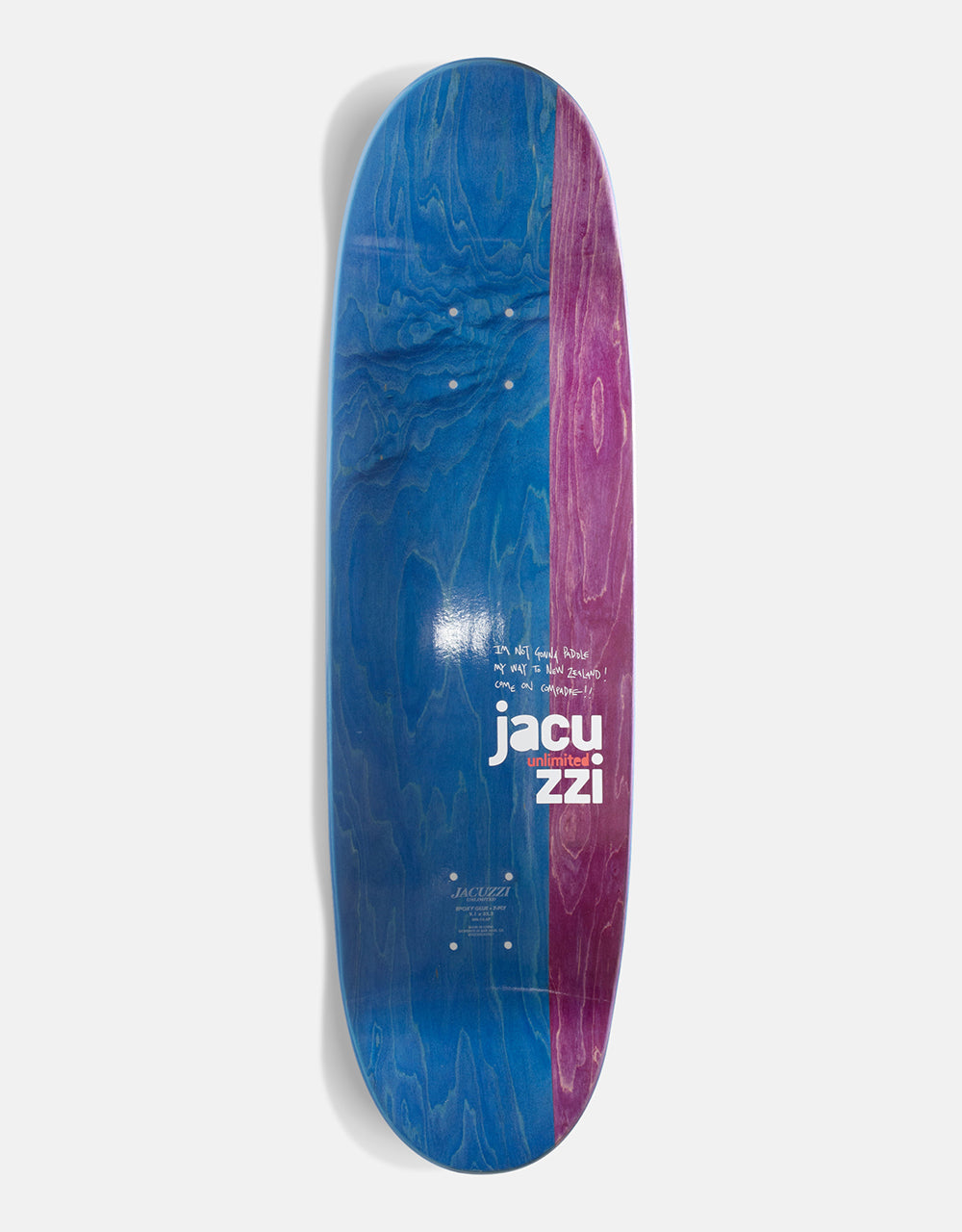 Jacuzzi Unlimited Pilz Carried Away EX7 Skateboard Deck - 9.13"