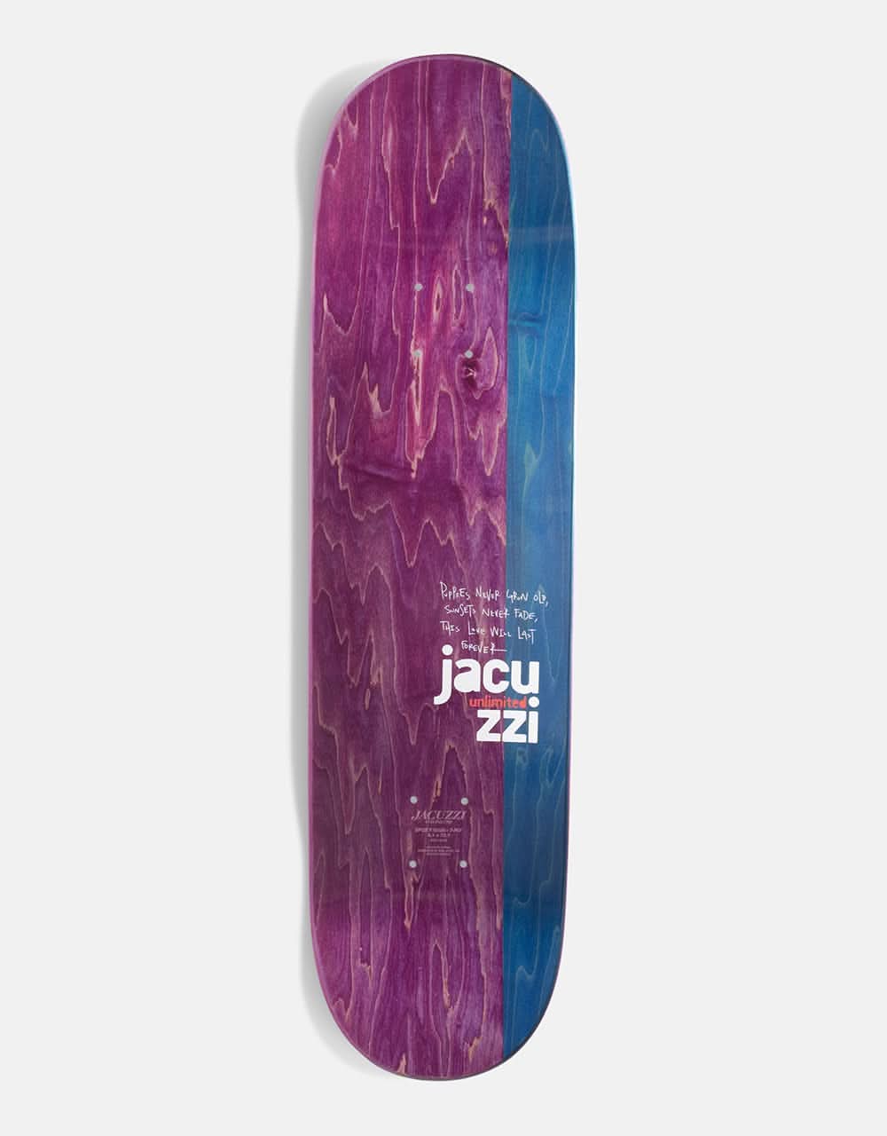 Jacuzzi Unlimited Big 'Ol J EX7 Skateboard Deck - 8.5"
