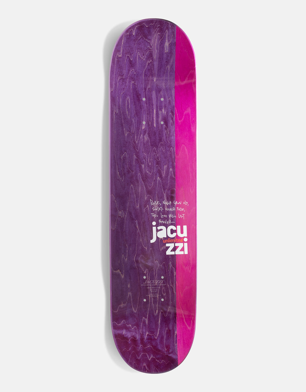 Jacuzzi Unlimited Sea Monsters EX7 Skateboard Deck - 8"