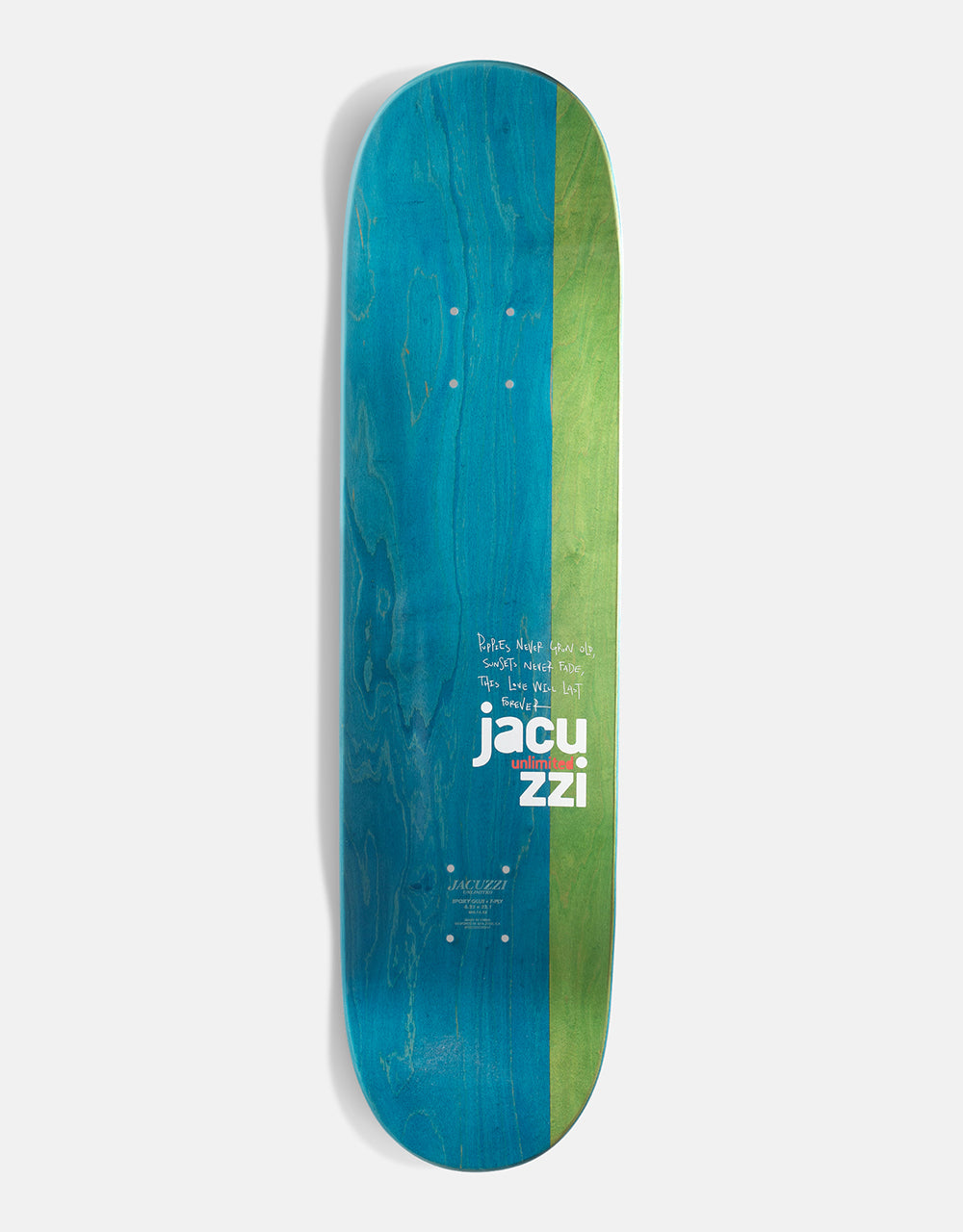 Jacuzzi Unlimited Flavor EX7 Skateboard Deck - 8.5"