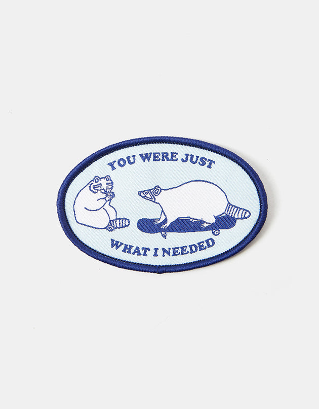 Route One What I Needed Woven Patch - Blue