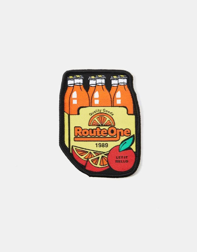 Route One Mello Woven Patch - Orange