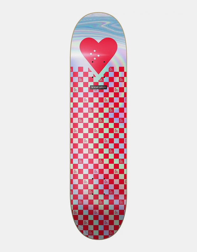 The Heart Supply Checkerboard Skateboard Deck - 8.25"