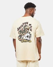 Brixton Trailmoor Standard Fit T-Shirt - Cream
