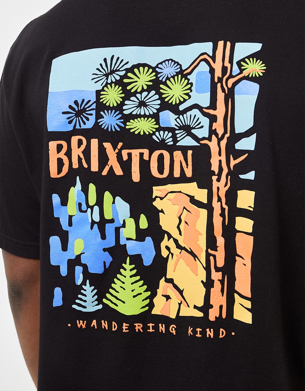 Brixton Highview Standard Fit T-Shirt - Black