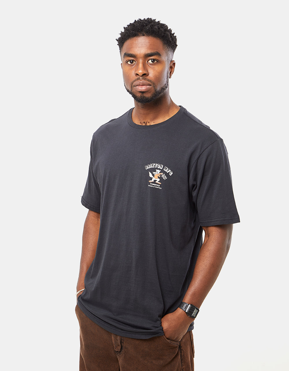 Brixton Wynmore Tailored Fit T-Shirt - Black