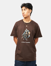 Hockey Undead Warrior T-Shirt - Dark Brown