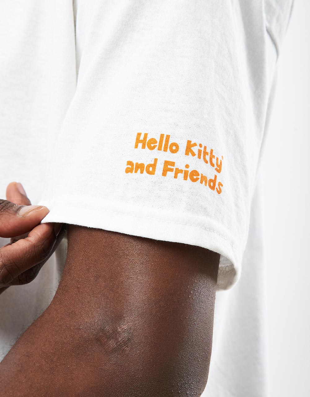 Girl x Hello Kitty Triple Kitty T-Shirt - White
