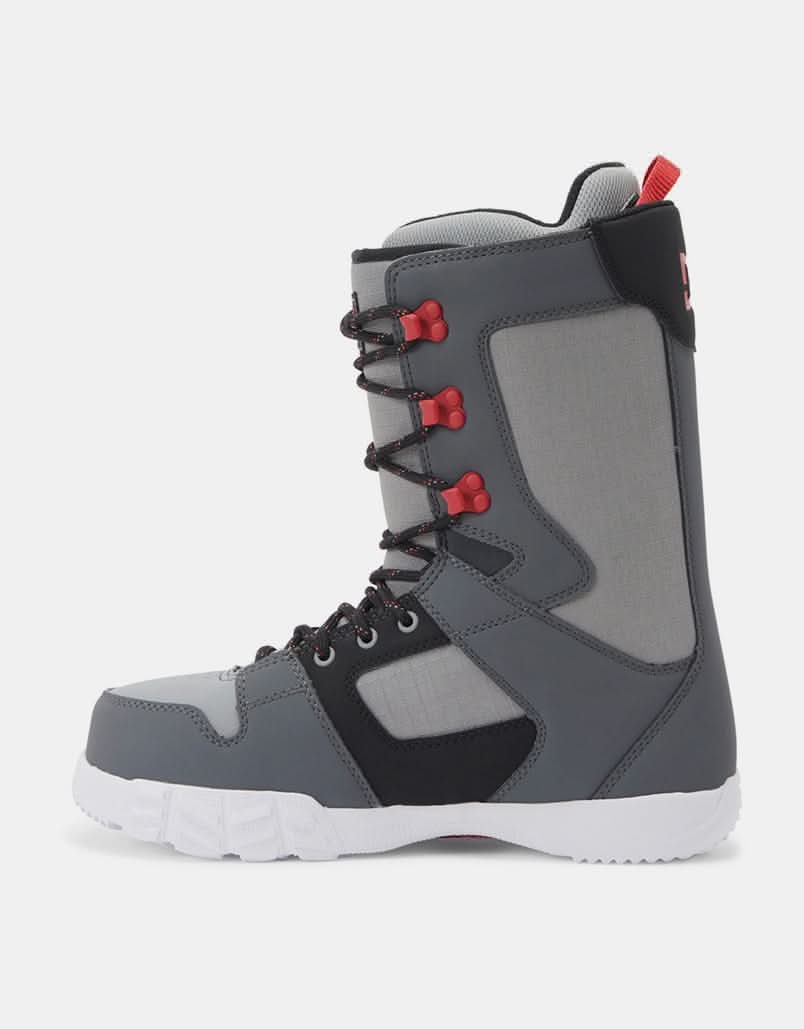 DC Phase 2025 Snowboard Boots Grey/Black/Red