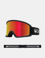 Dragon DX3 L OTG Snowboard Goggles - Black/LUMALENS® Red Ion
