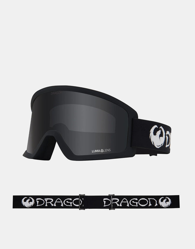 Dragon DX3 L OTG Snowboard Goggles - Classic Black/LUMALENS® Dark Smoke