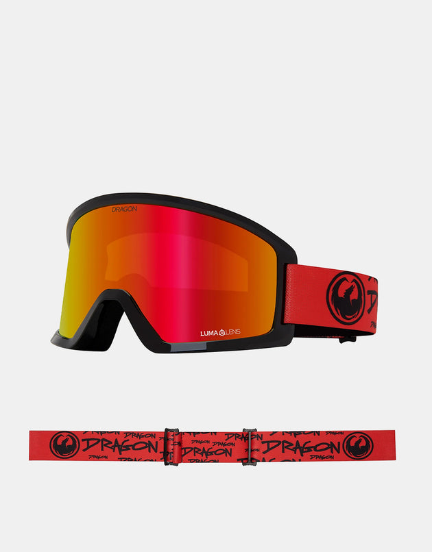 Dragon DX3 L OTG Snowboard Goggles - Tag/LUMALENS® Red Ion