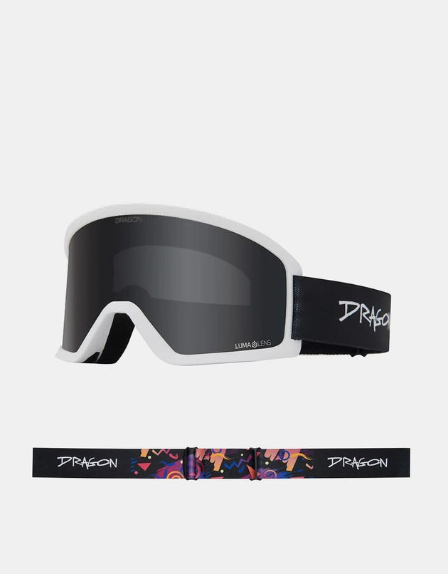 Dragon DX3 L OTG Snowboard Goggles - Retro Lite/LUMALENS® Dark Smoke