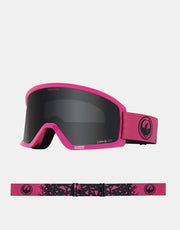 Dragon DX3 OTG Snowboard Goggles - Blasted Pink/LUMALENS® Dark Smoke