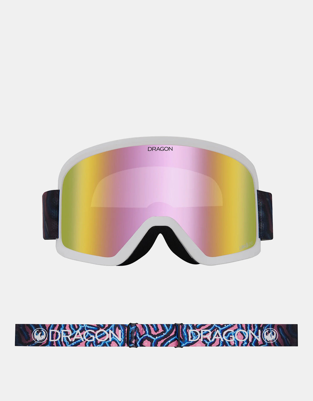 Dragon DX3 OTG Snowboard Goggles - Reef/LUMALENS® Pink Ion