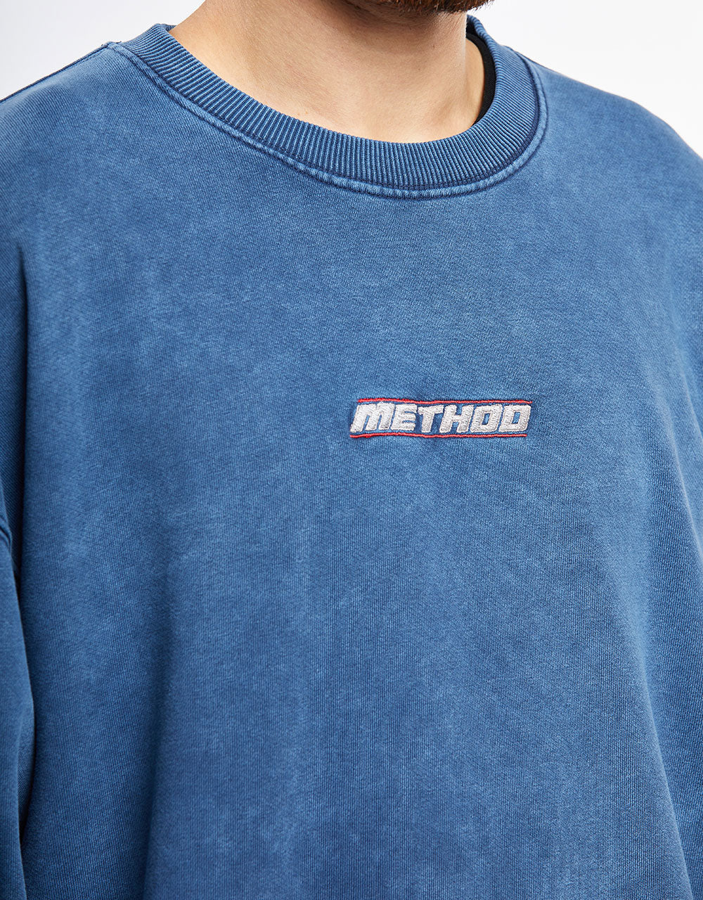 Method Hold Fast Crew Sweatshirt - Washed Navy