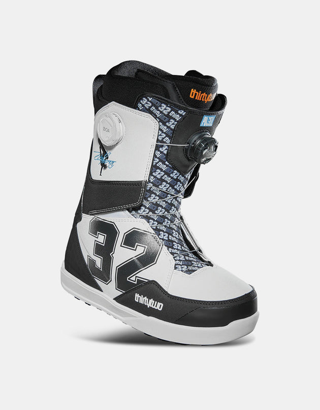 ThirtyTwo Zeb Powell Lashed Double BOA® 2024 Snowboard Boots - White/Black