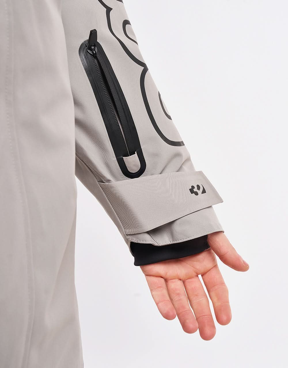 ThirtyTwo Deep Creek Parka 2024 Snowboard Jacket Grey/Black