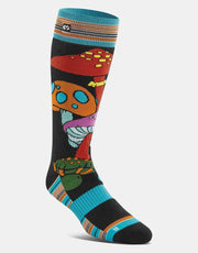 ThirtyTwo TM Merino Snowboard Socks - Orange/Blue