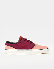 Nike SB Zoom Janoski OG+ Skate Shoes - Red Stardust/Team Red-Rosewood