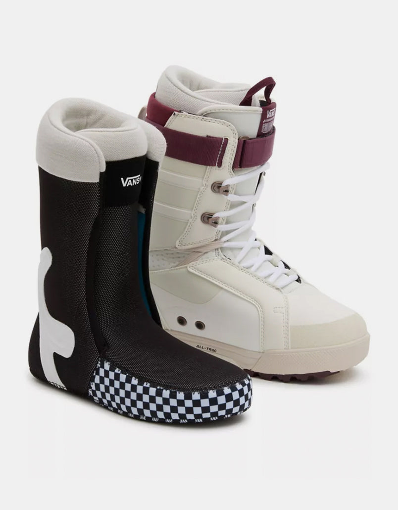 Vans Hi-Standard Pro 2024 Snowboard Boots -  (Benny Urban) Marshmallow/Burgundy